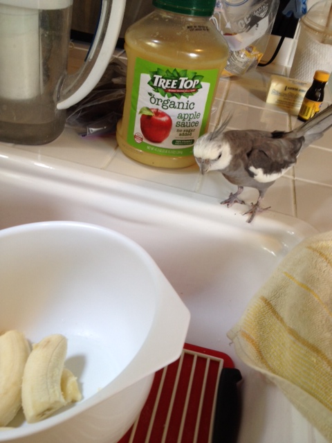 Uh oh. If this is what I think it is, Mom's decided to do some......cooking.