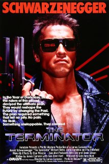 Arnold Schwarzenegger as "The Terminator." -image courtesy of IMDb