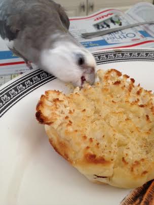 Boy am I hungry - I'll just dig in right away, no waiting!