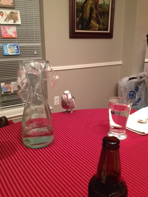 If any of the guest diners get grumpy I can just stand at the head of the table and display "cuteness."