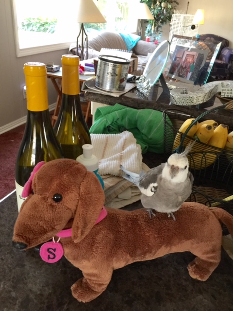 Now I'll do one with a more "stern" look (to prompt reminds of proper flock pecking order).