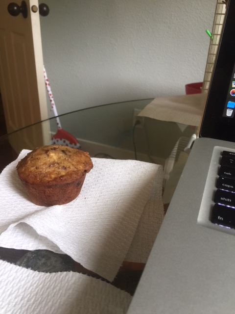 As the curtain opens, a lone muffin sits unguarded and uneaten on the stark stage.