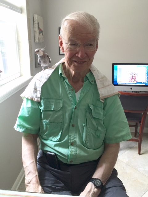 I sure am comfy sitting here on my perch on my personal Tall Tree.