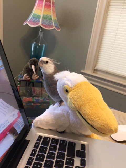 Speaking of promptness - MOM! Yup - over here, Mom. Yes - you're late for class....again.