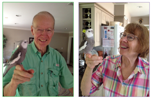 Happiness is....a Tall Tree & Small Tree who love you to distraction!