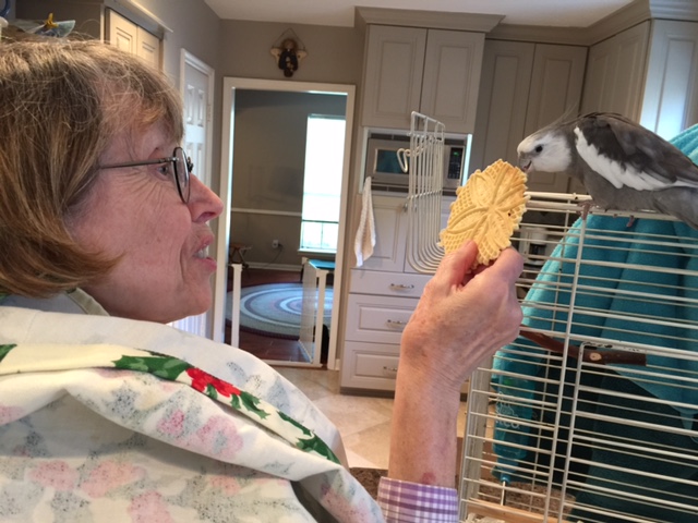 Well, sure I'll have a bit more - as the flock "alpha," I hereby pronounce this dish quite crispy and crunchy indeed!