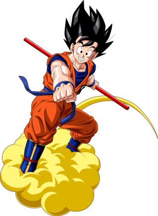 Goku, showcasing both pure-heartedness and fierceness.