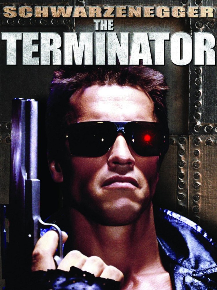 Arnold in "Terminator."
